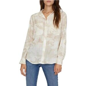 Sanctuary Waverly Camo Boyfriend Shirt size small